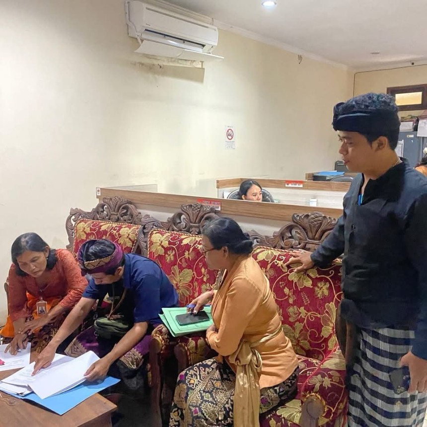 Kegiatan Monitoring dan Evaluasi di Desa Kesiman Petilan