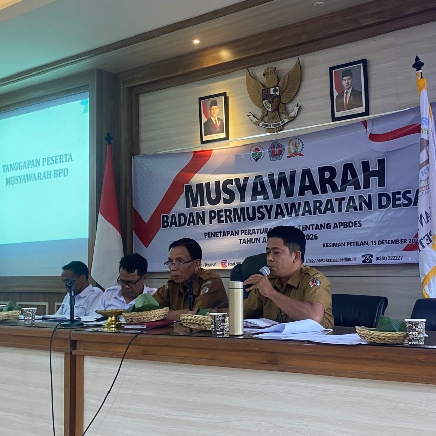 Musyawarah BPD Kesiman Petilan