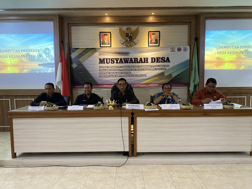 Musyawarah Desa Kesiman Petilan