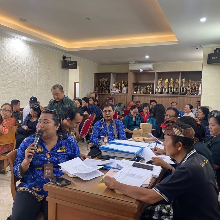 Pembinaan Lomba LPM Berprestasi Desa Kesiman Petilan