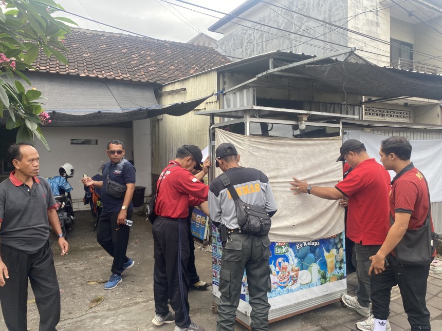 Penertiban Pedagang Kaki Lima di Desa Kesiman Petilan